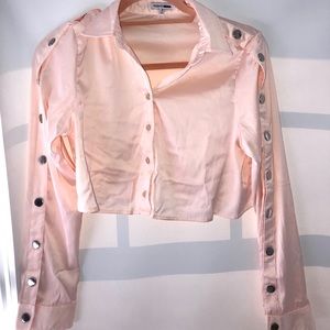 Super Cute Pink Button-up Shirt